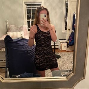 Aerie Black Lace Dress